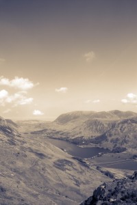 Haystacks, lake district, ennerdale, buttermere, gradient map, 