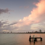 Australia, evening, melbourne, pier, sea, St Kilda, sunset, victoria